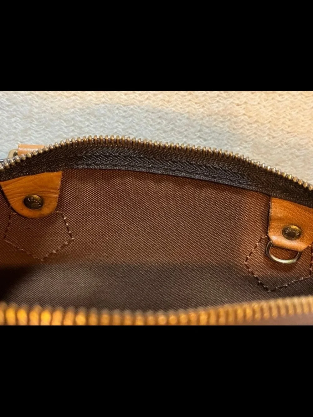 Louis Vuitton Brown Monogram Canvas Speedy Satchel